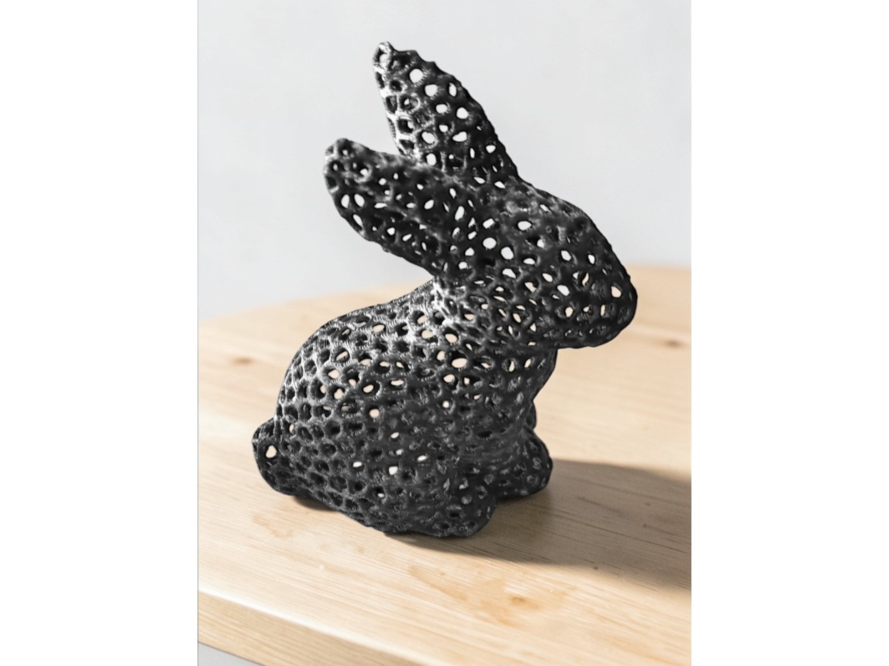 Easter voronoi bunny