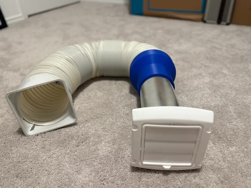 5.9in to 4in AC Exhaust Adapter