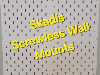 Skadis Screwless Wall Mounts - Command Strips