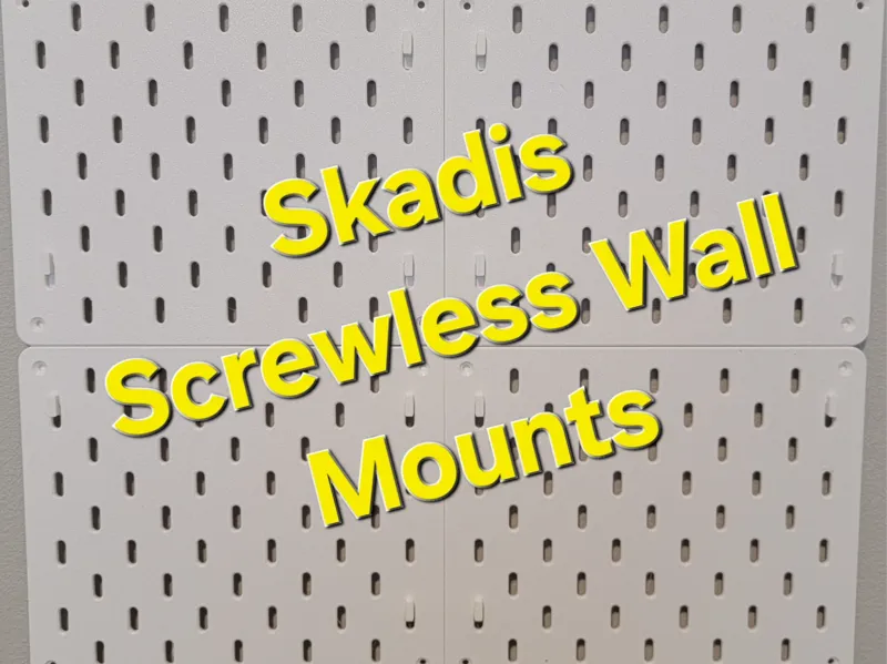 Skadis Screwless Wall Mounts - Command Strips