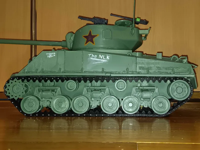 M4A3E8 Sherman Fury Resized for Dummy 13
