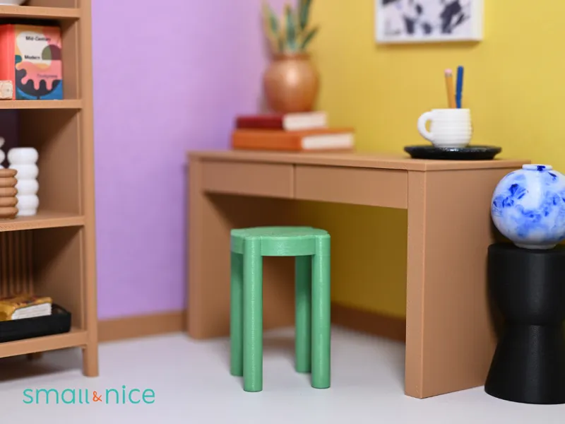 Luster Low Stool - Mini Furniture