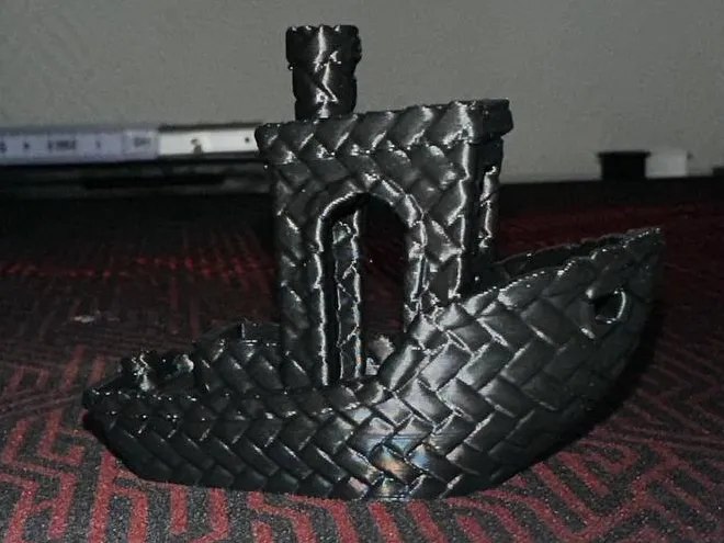 Woven 3D Benchy