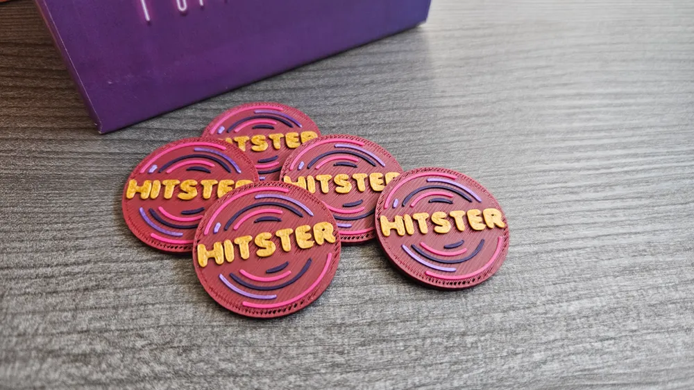 Hitster Token - Free 3D Print Model - MakerWorld