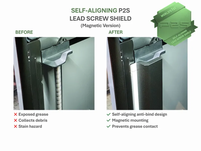 Self-aligning P2S Lead Screw Shield Magnetic Ver.