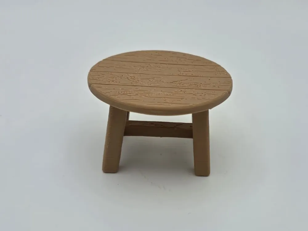 Letrero o emblema decorativo: Hocker rund. Referencia del modelo original.
