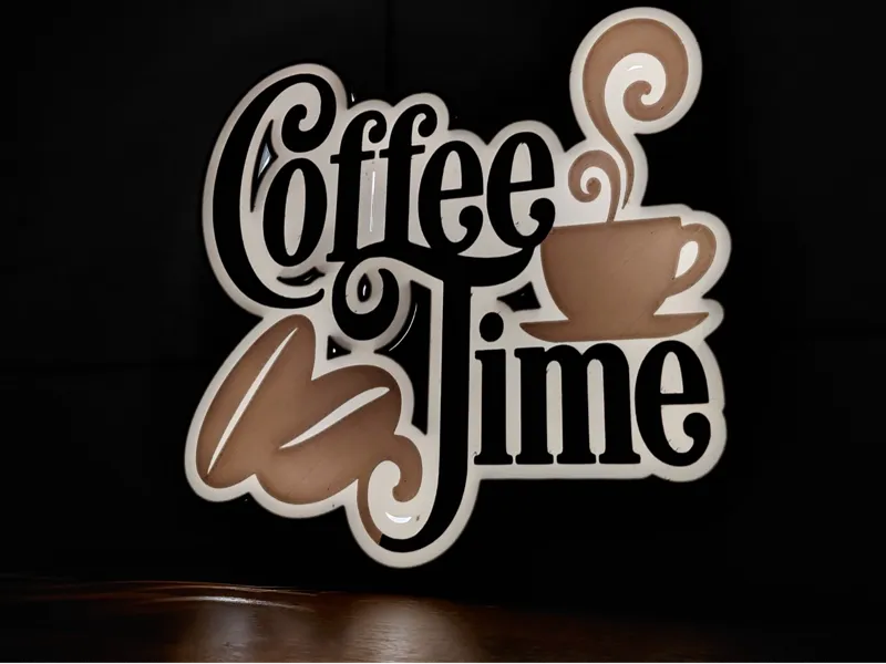 COFFEE TIME light box