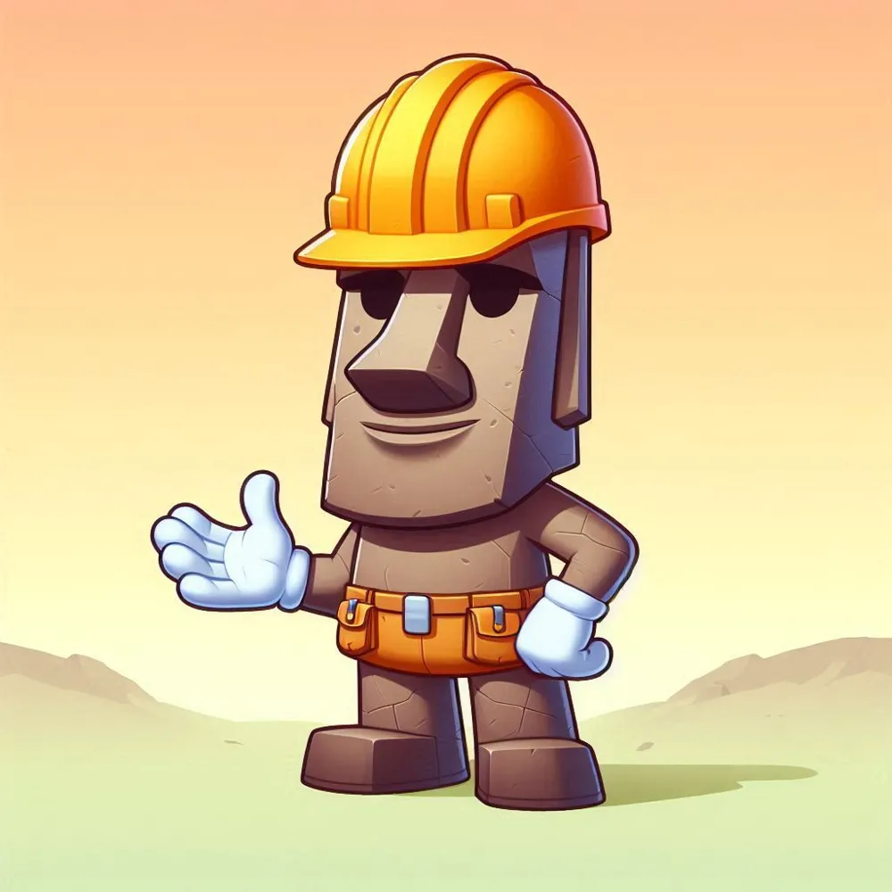Moai Construction Worker By Fat Moai MakerWorld moai-construction-worker-by-fat-moai-makerworld