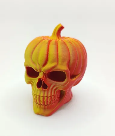 Pumpkin Skull by Go3D MakerWorld: Download Free 3D Models