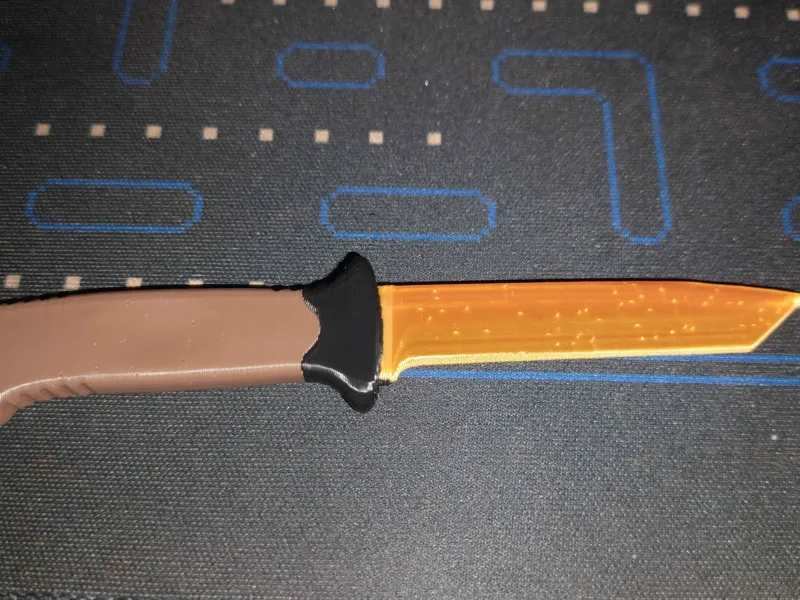 Ursus  Knife from Counter Strike 2 keychain