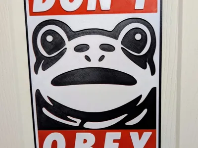 Don't Obey Wall Plaque