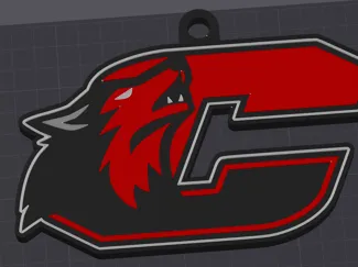 Redwolves Mascot Chain