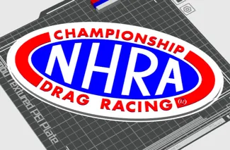 NHRA wall hanger