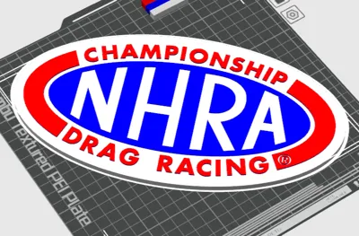 NHRA wall hanger
