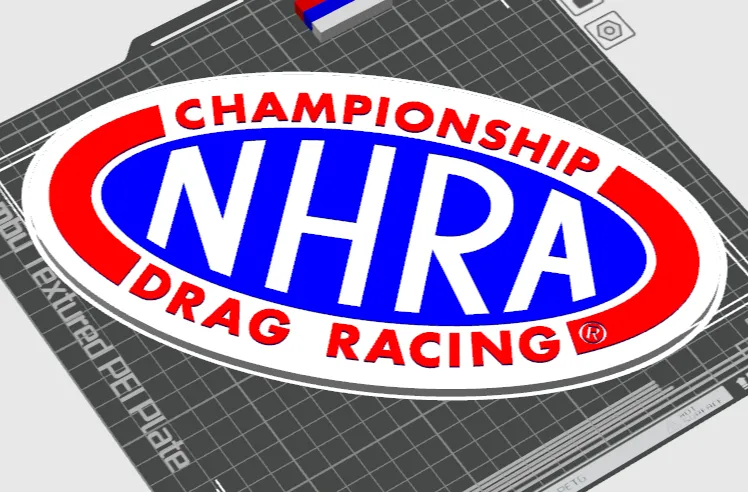 NHRA wall hanger