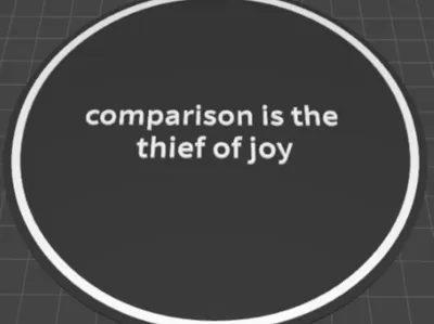 Stoic - Comparison is the thief of joy