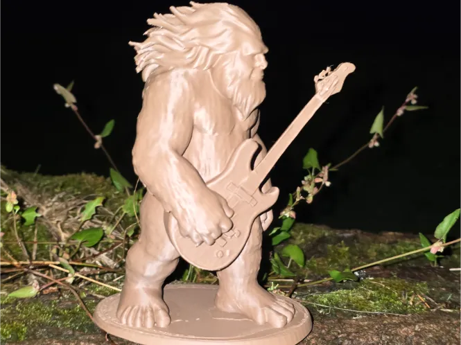 Sasquatch with guitar