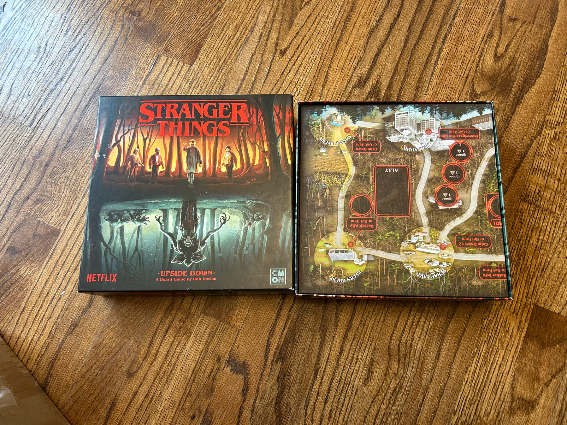 Stranger Things The Upsidedown Board Game Insert