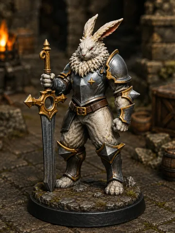 Soporte: Bunny Guardian - D&D — vista de referencia 2