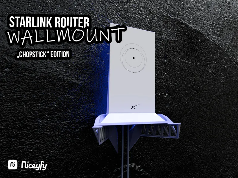 Starlink Router Wallmount Wandhalter Mechazilla