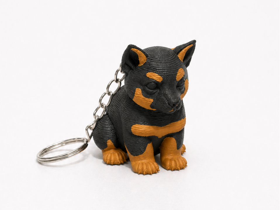 German Shepherd Keychain