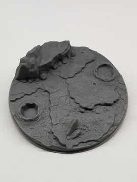 Escenografía en miniatura: Base|Terrain|Diorama - Rough Moon — vista de referencia 4