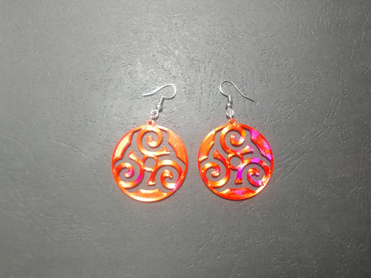 Triskel Flame Earrings view 4