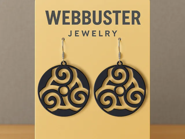 Triskel Flame Earrings