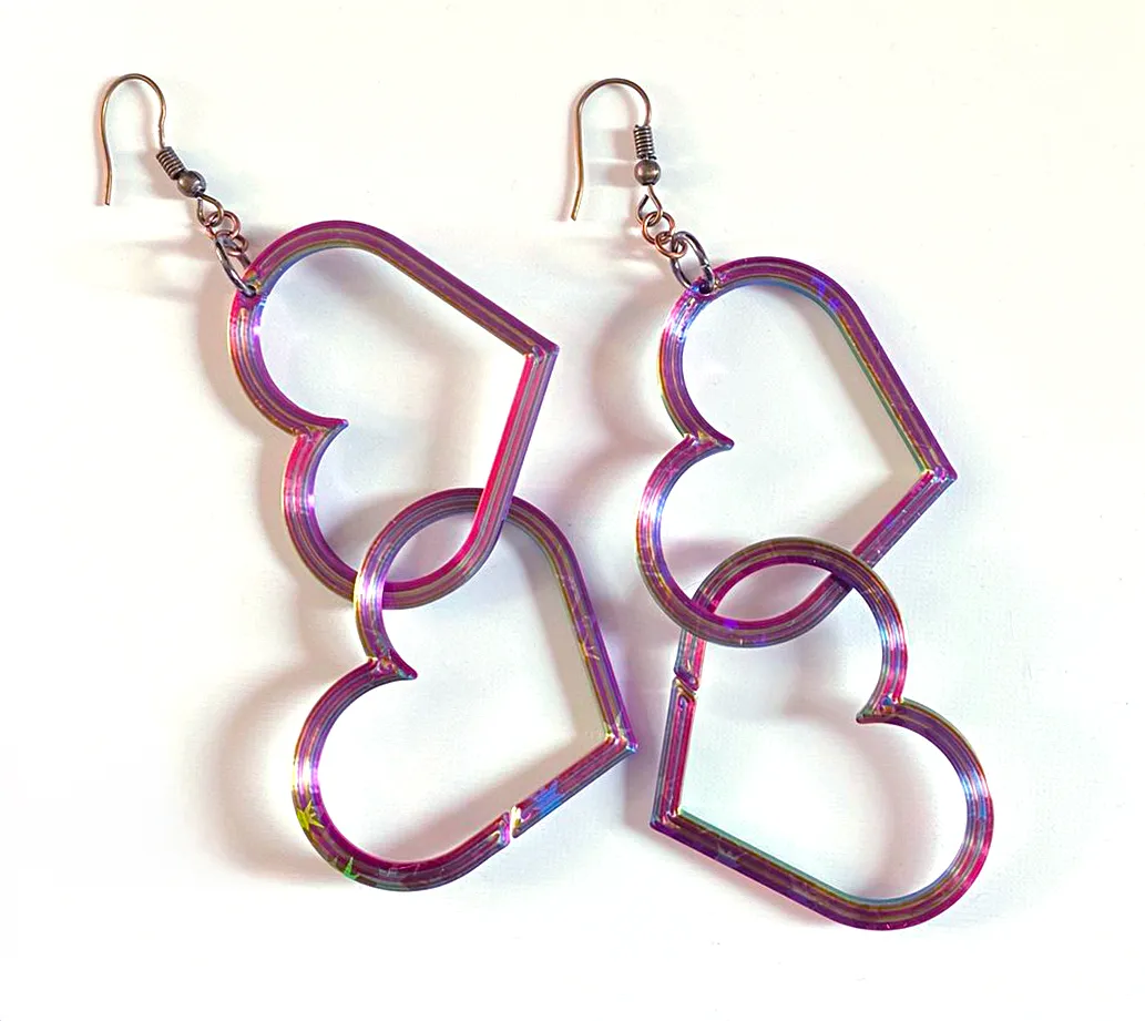 Heart Earrings view 3