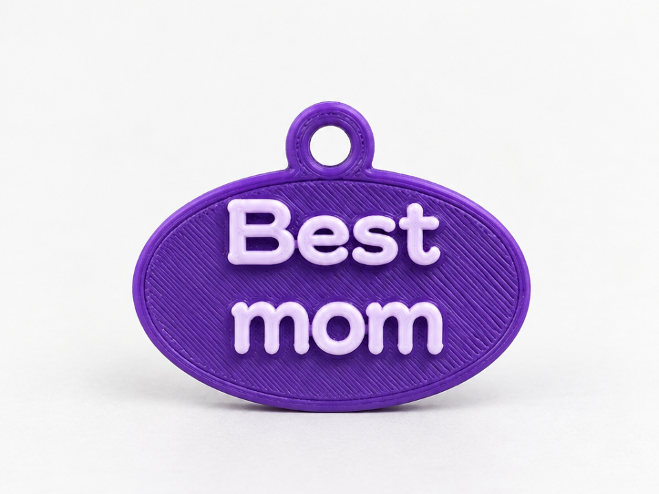 Best mom keychain 3D model