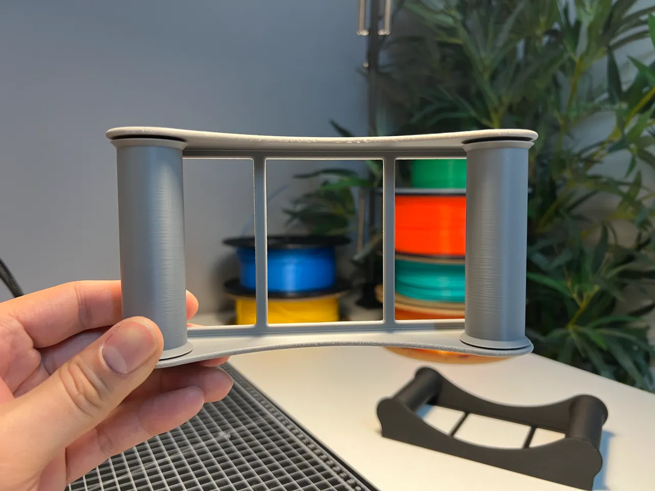 Universal Spool Holder with Bearings - Filament Holder for your Desk for Bambulab A1 mini, P1P, X1 view 3