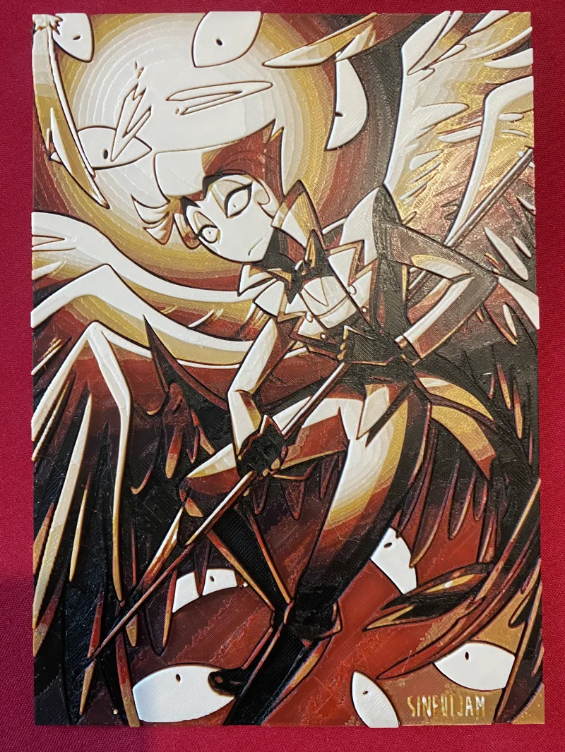 Lucifer Morningstar Hazbin Hotel - Hueforge