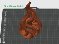 200mm Tall - 0.12mm layer, 2 walls, 10% infill
