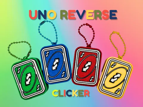 Objeto manipulable: Card Game Reverse Fidget Clicker — referencia de MakerWorld