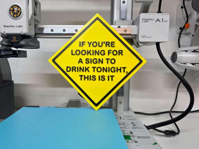 Novelty Bar Sign