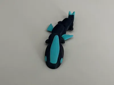 Simple Articulated Dragon With Wings