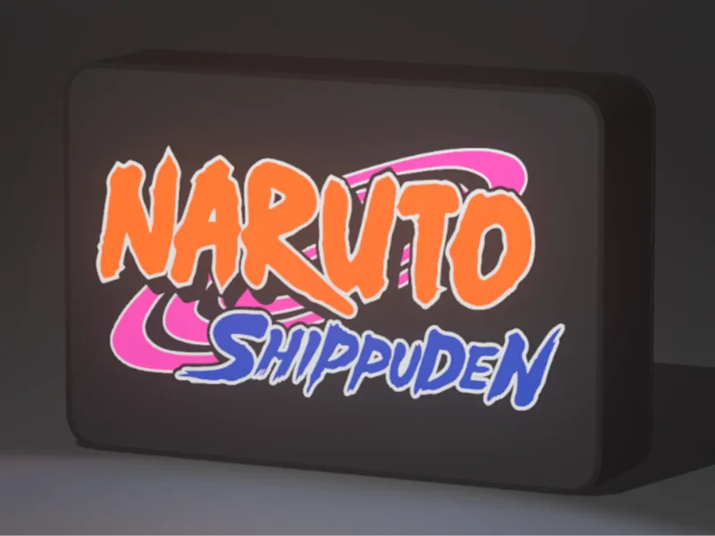 Naruto Shipudden LED Lightbox