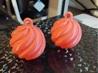 Spiral Christmas Ornament