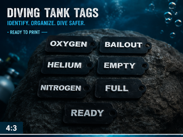 Diving Tank Tags – Etichette Bombole Subacquee