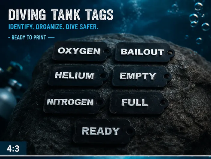 Diving Tank Tags – Etichette Bombole Subacquee