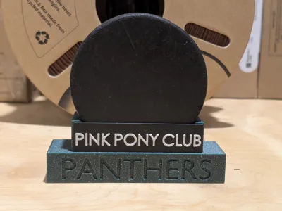 Hockey Puck Award Stand