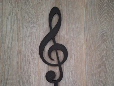 Violin key with earth stake