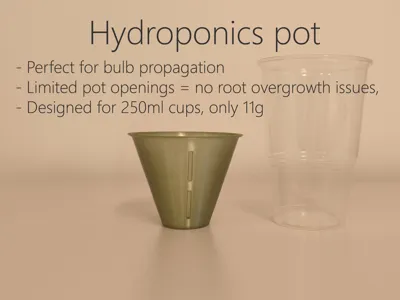 Hydroponics pot
