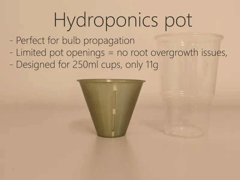 Hydroponics pot