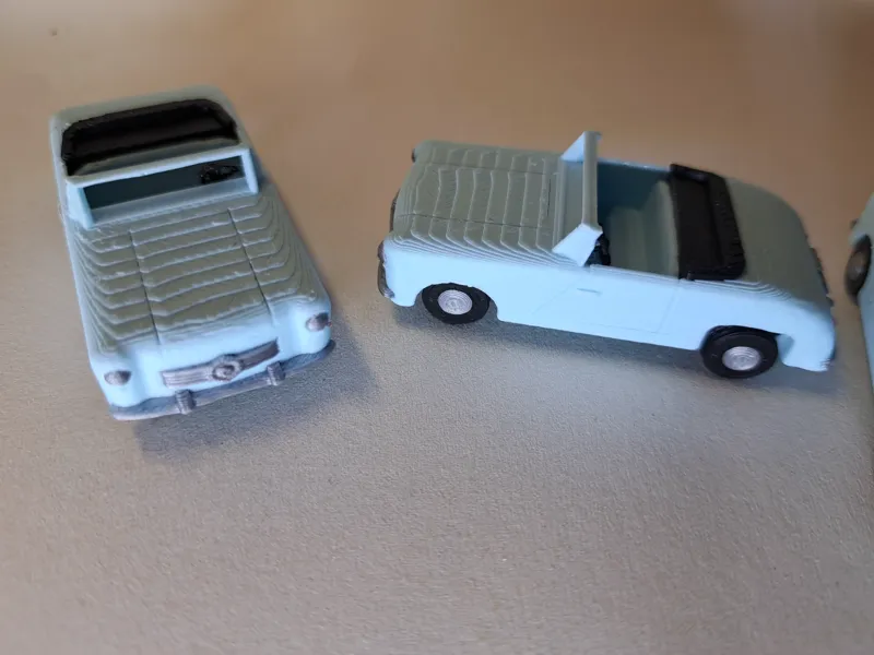 Panhard Dyna Junior Cabriolet in 1/64 scale
