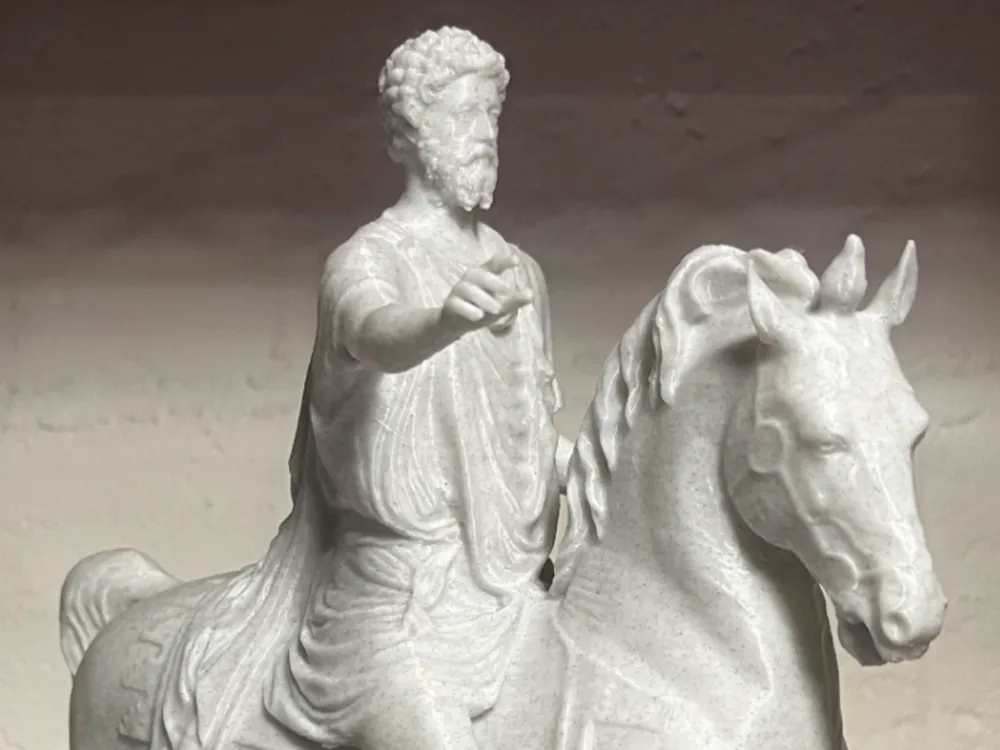 Statue of Roman Emperor Marcus Aurelius Equestrian - Free 3D Print