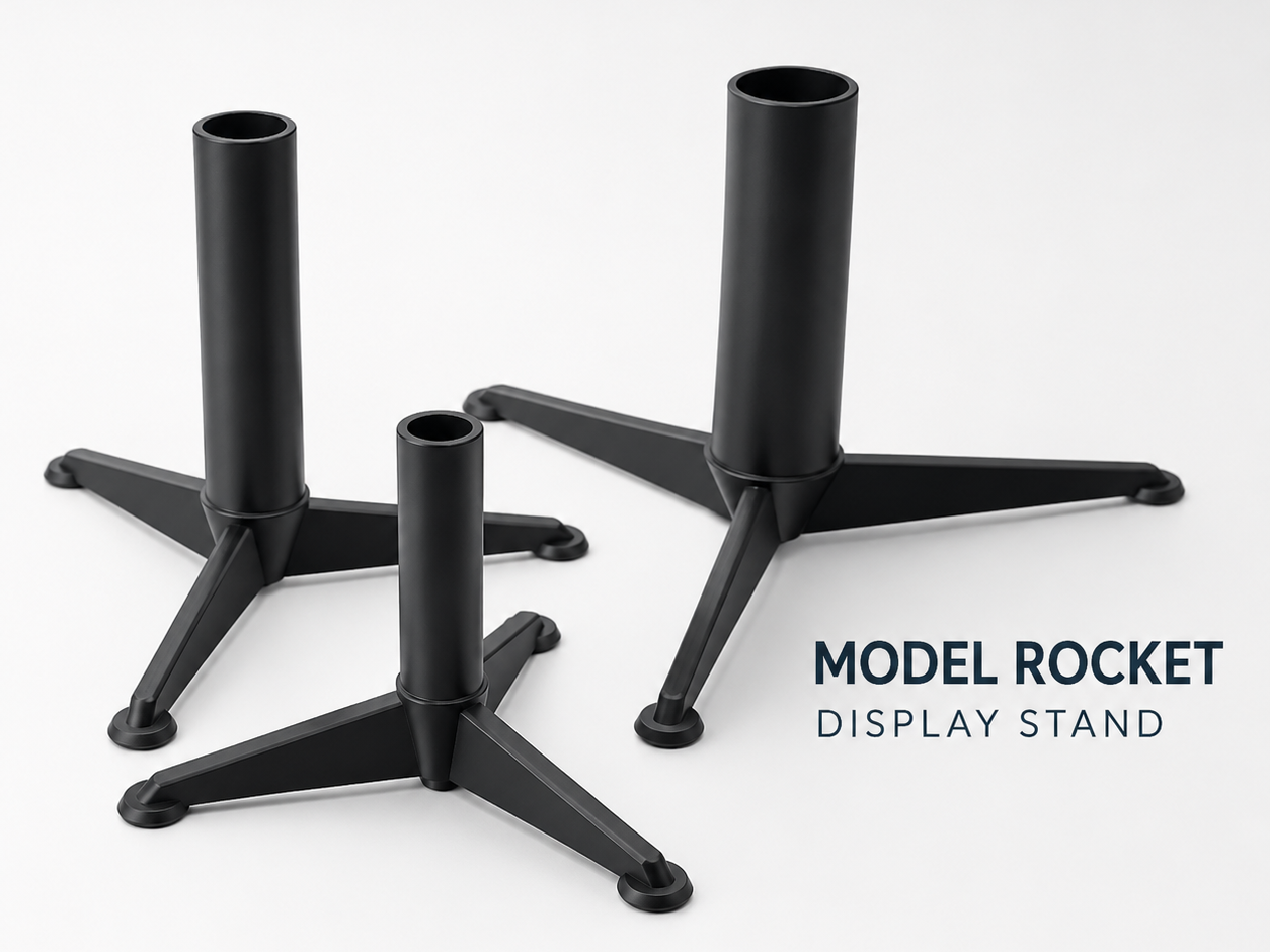 Model Rocket Display Stand 