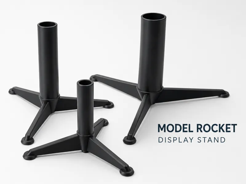Model Rocket Display Stand
