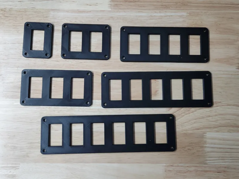 Rocker switch panel