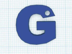 keychain with the letter G